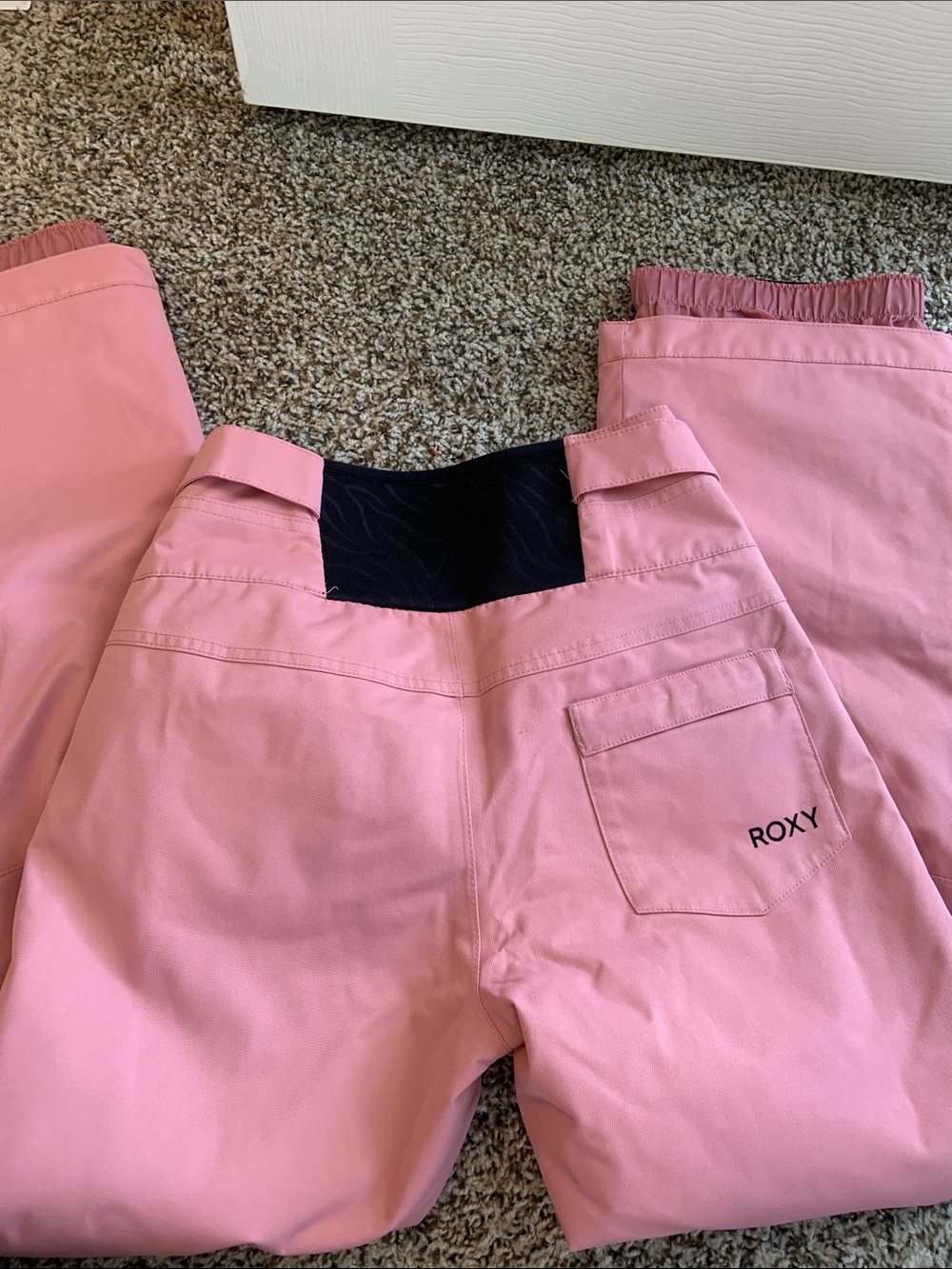 Roxy Pink Snow Pants with Boot Gaiters - Picture 11 of 13